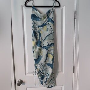 Forever 21 Blue and White Slip Dress